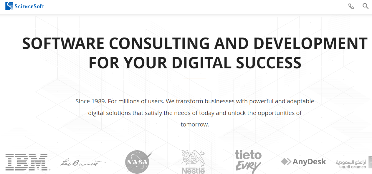 ScienceSoft Top App Development Company in USA