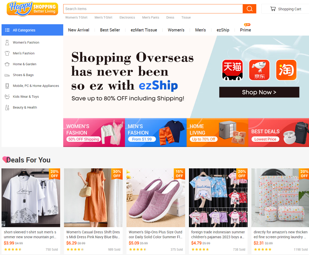 ezbuy eCommerce Marketplaces In Singapore